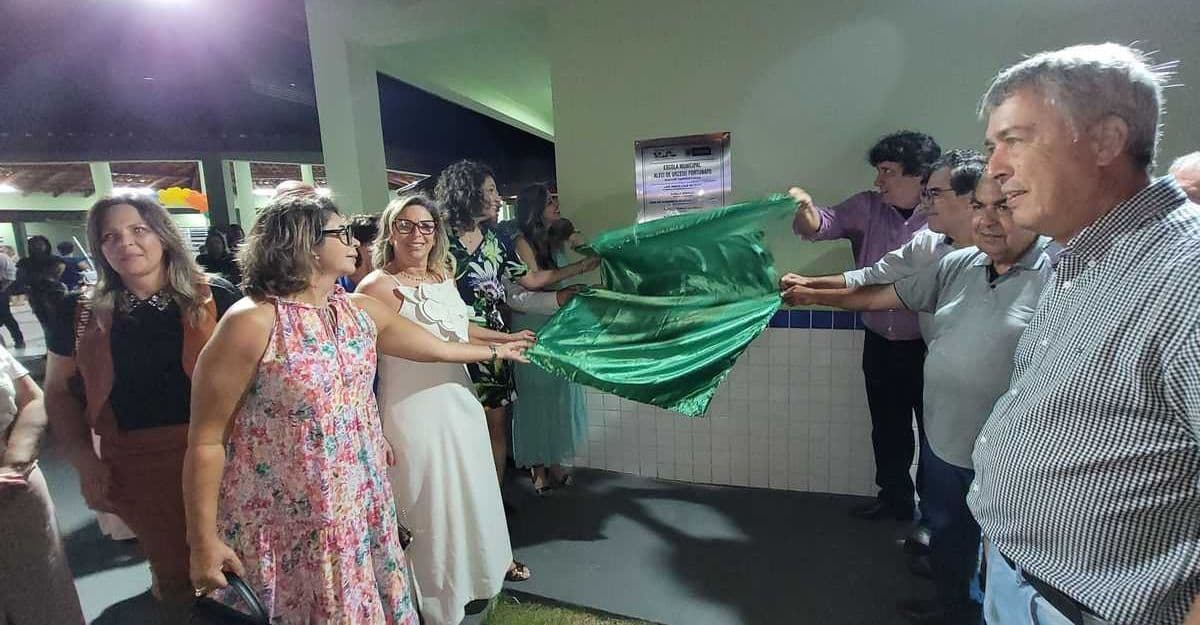 Administração Claudio Burrinho inaugurou a Escola Municipal ‘Aleci de Urzedo’