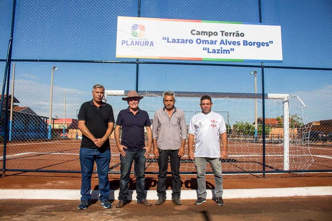 Administração Tuniquim e Chico Veio inauguraram as melhorias no Campo Terrão