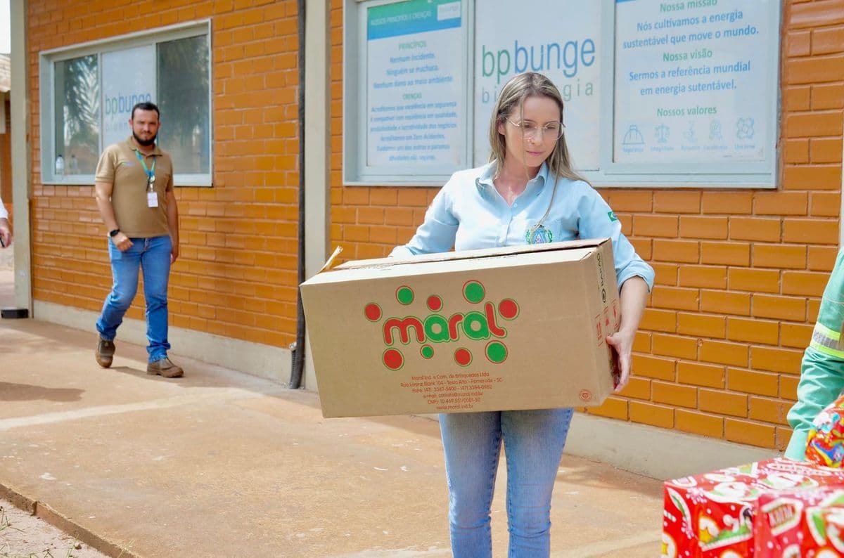 Usina BP Bunge doou brinquedos educativos a Prefeitura de Itapagipe