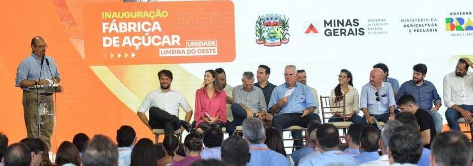 Usina Coruripe inaugura fábrica de açúcar em Limeira do Oeste