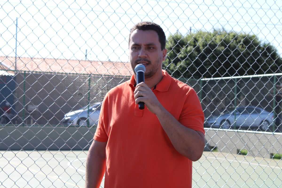 Prefeito Bruno Augusto inaugurou a Quadra Poliesportiva no Waldemar Marchi