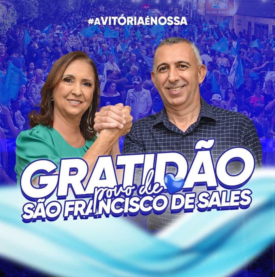 Gilmar Souto, foi reeleito prefeito de São Francisco de Sales
