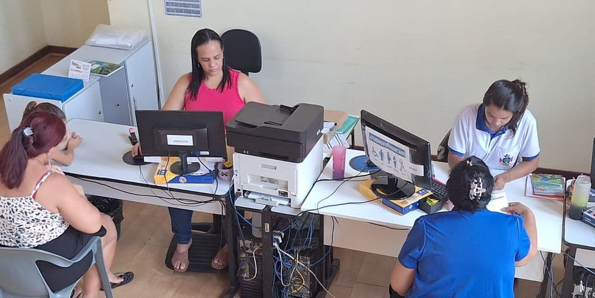 750 pessoas passam por semana pelo setor de agendamento