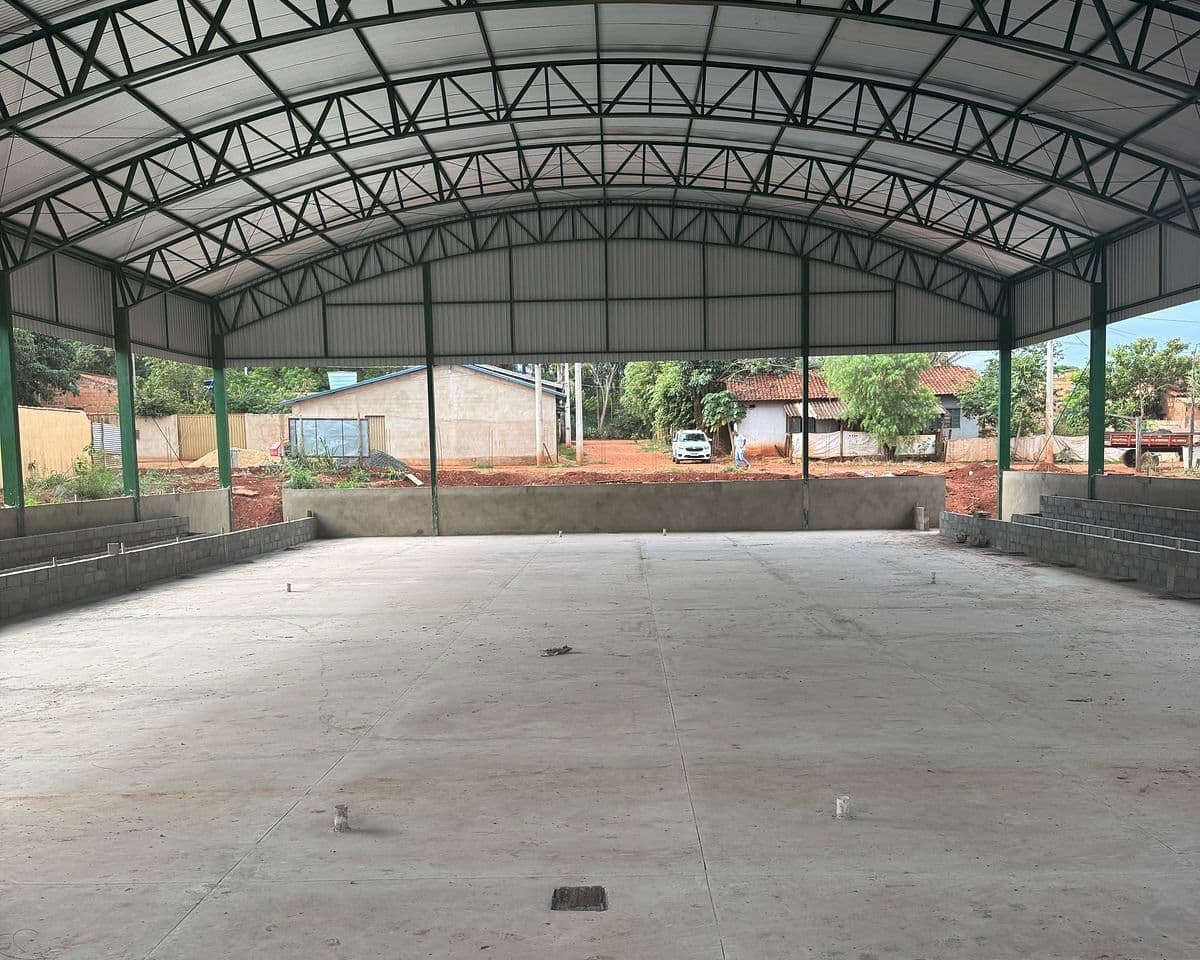 Nova quadra poliesportiva em Aparecida de Minas está prestes a ser inaugurada