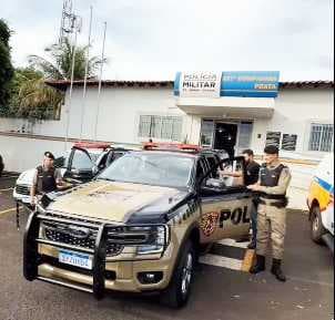 Segurança Pública reforçada em Prata com nova viatura para a Polícia Militar