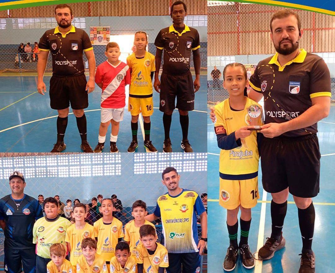 Equipes de Pirajuba se destacam na 4ª Copa 3 Rios de Futsal Infantil Estudantil, em Planura