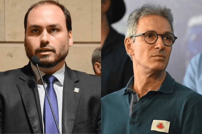 Carlos Bolsonaro ataca governadores após Zema oficializar pré-candidatura