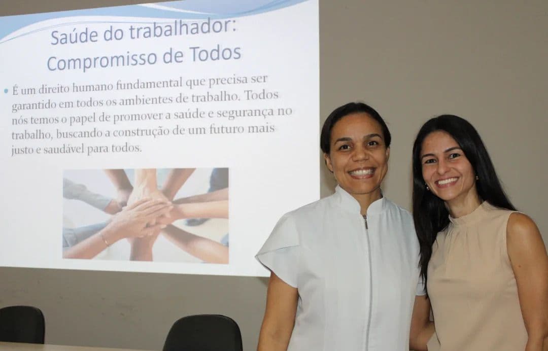 Alunos do projeto “Mais Saúde com Agente” participam de atividades práticas e recebem orientações sobre saúde do trabalhador