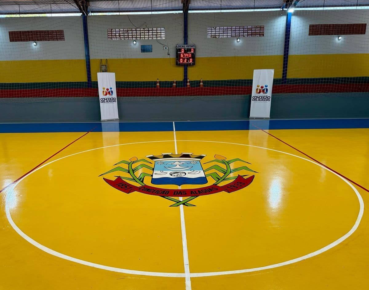 🏟️ Ginásio Gevair Ferreira é revitalizado e recebe estreia da 1ª Taça Garimpo Kids de Futsal