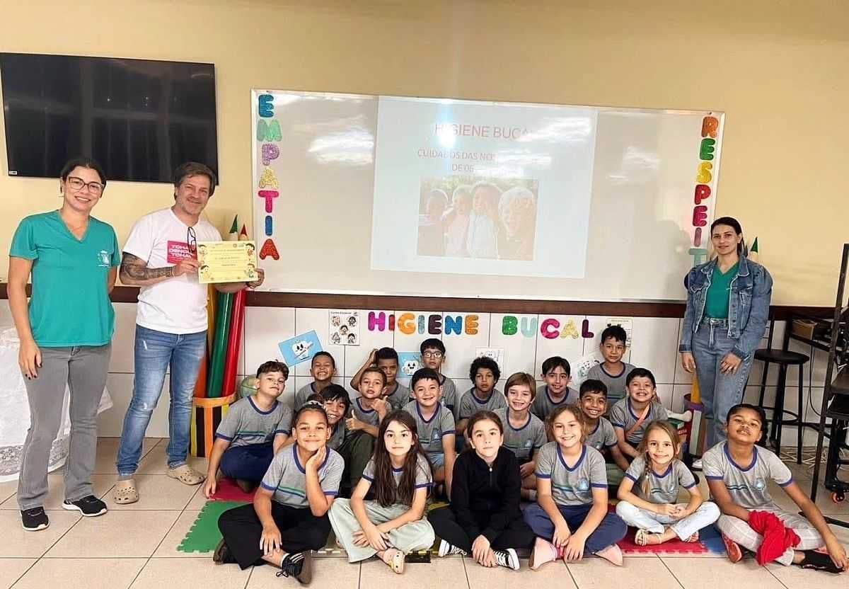 Educação para a Vida: alunos participam de ação de higiene bucal em Itapagipe