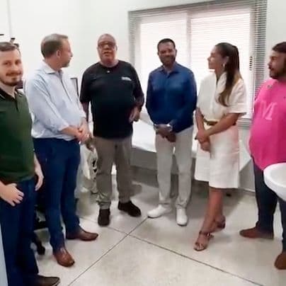 Deputado Rodrigo Lopes visitou a sala de ultrassom do Hospital do Povo de Iturama