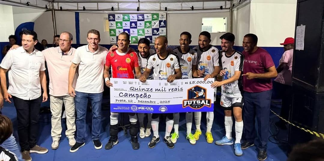 Parabéns ao nosso time da cidade do Prata, Campeão do Campeonato Regional