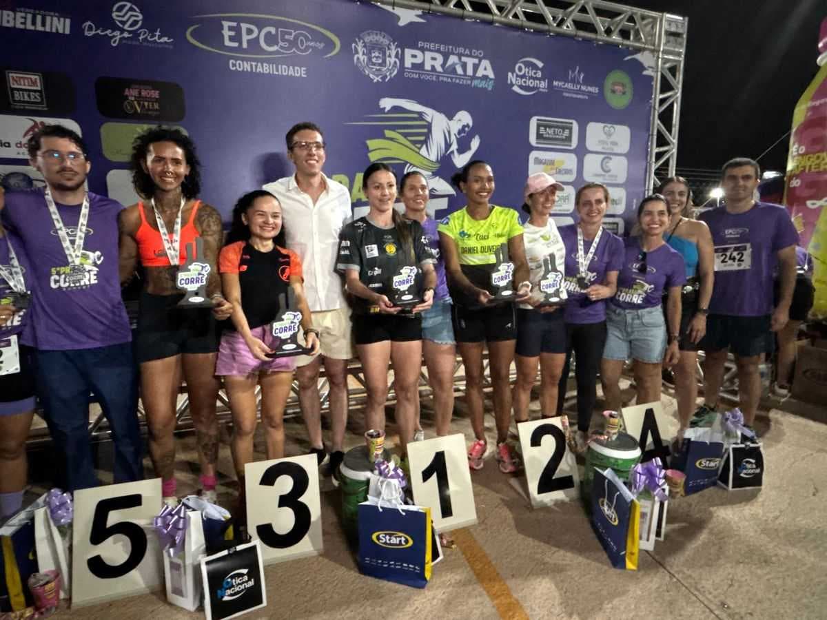 Prata Corre movimentou a cidade e celebrou o aniversário com esporte e integração