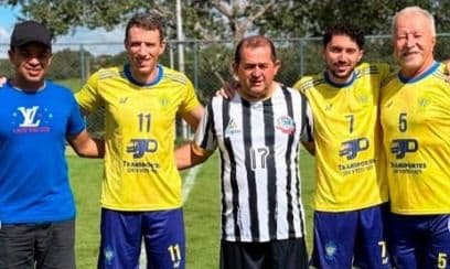 Amistoso entre veteranos reforça integração entre Pirajuba e Prata