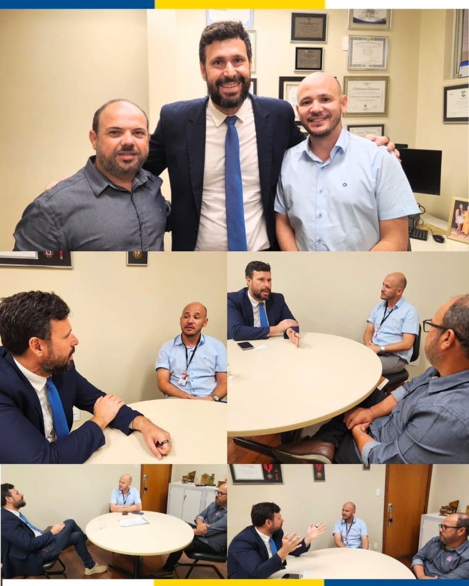 Prefeito de Limeira do Oeste e secretário buscam novos investimentos em visita à ALMG